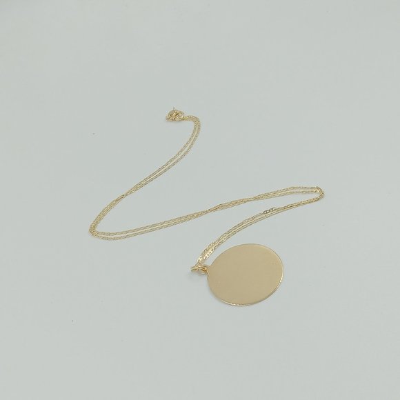 Vintage 14K YG Engravable Disc Charm - Picture 6 of 15